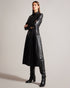 NAVAEHH-Dresses-Midi Shirt Dress With Pleated Skirt- Ted Baker Romania